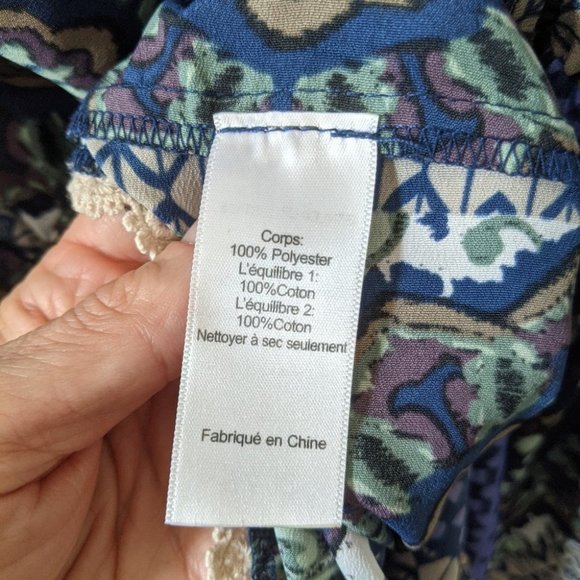 LUSH Handkerchief Tie Back Romper S - Picture 6 of 7